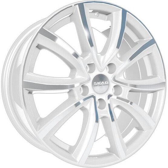 Диск Скад Онтарио 17x7 5x114.30 ET35 DIA67.10 АЛМАЗ-БЕЛЫЙ