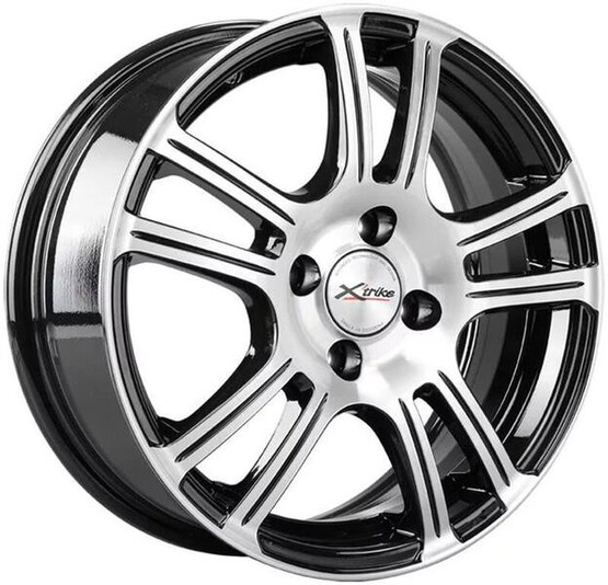 Диск X'trike X-105 15x6 4x100 ET35 DIA67.10 BK/FP