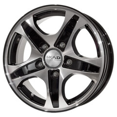 Диск Скад Калипсо 16x6.50 5x139.70 ET43 DIA98 АЛМАЗ ЧЕРНЫЙ