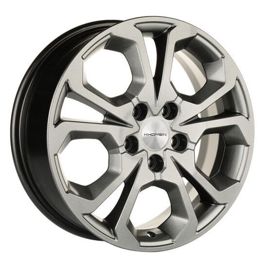 Диск Khomen 1711 17x6.50 5x114.30 ET50 DIA67.10 G-SILVER