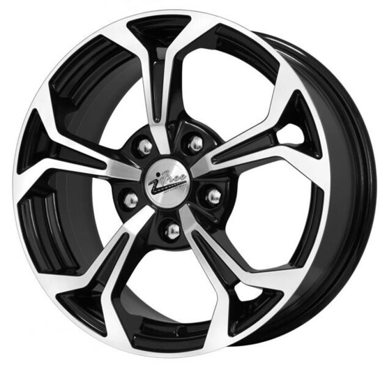 Диск Ifree Эрнесто 15x6.50 5x108 ET43 DIA67.10 БЛЭК ДЖЕК