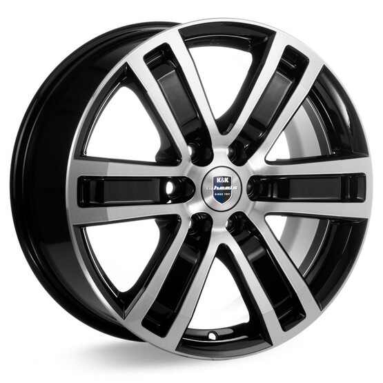 Диск K&K R7-Рольф 17x7.50 6x139.70 ET38 DIA67.10 АЛМАЗ ЧЕРНЫЙ