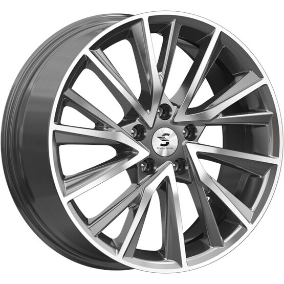 Диск Premium Series Кр010 18x7.50 5x108 ET47 DIA60.10 DIAMOND GLOSS GRAPHITE