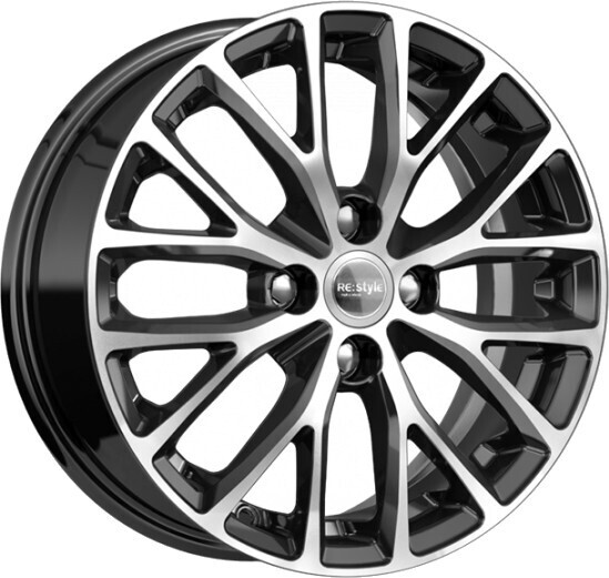 Диск K&K Kc782 15x6 4x100 ET46 DIA54.10 АЛМАЗ ЧЕРНЫЙ