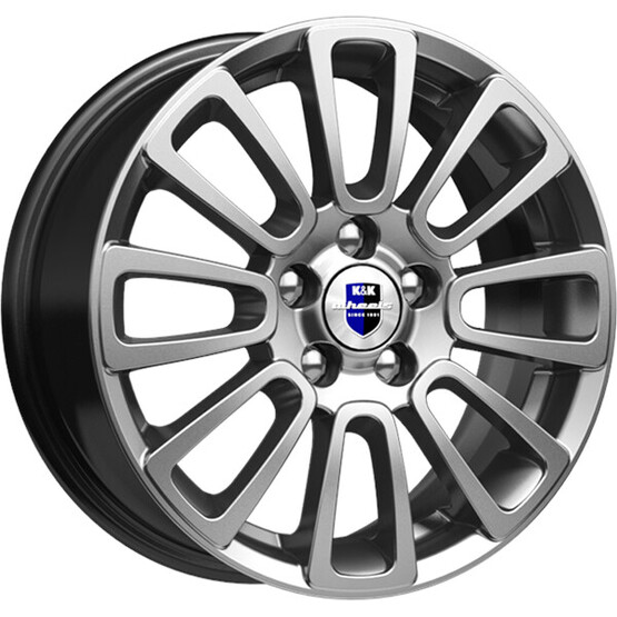 Диск K&K Неман 15x6 4x100 ET43 DIA67.10 ДАРК ПЛАТИНУМ