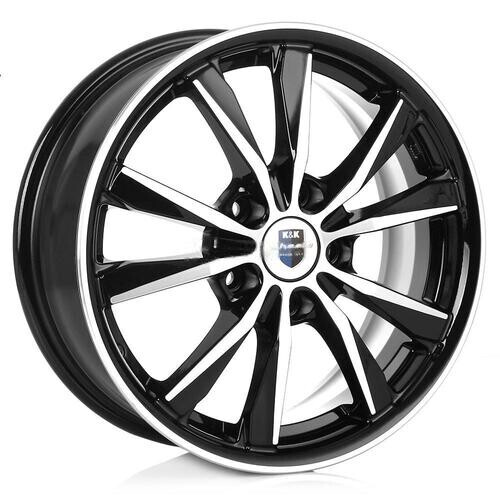 Диск K&K Спайдер 16x6.50 5x100 ET55 DIA56.10 АЛМАЗ ЧЕРНЫЙ