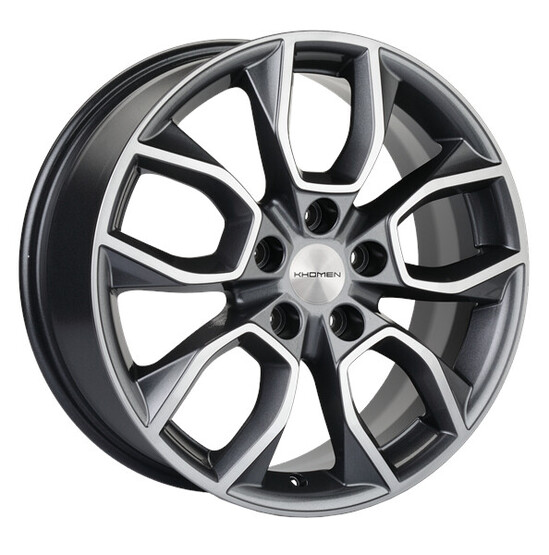 Диск Khomen 1713 17x7 5x114.30 ET48.50 DIA67.10 GRAY-FP