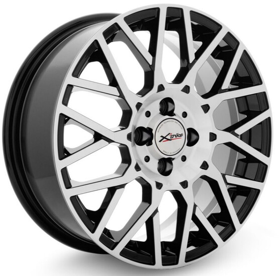 Диск X'trike X-125 16x6.50 4x108 ET45 DIA63.30 BK/FP