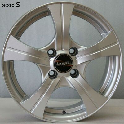 Диск Tech Line 410 14x5.50 4x100 ET43 DIA60.10 S
