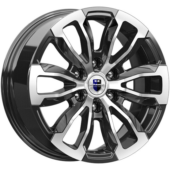 Диск K&K Меконг (Кс959) 18x7.50 6x139.70 ET36 DIA100.10 АЛМАЗ ЧЕРНЫЙ
