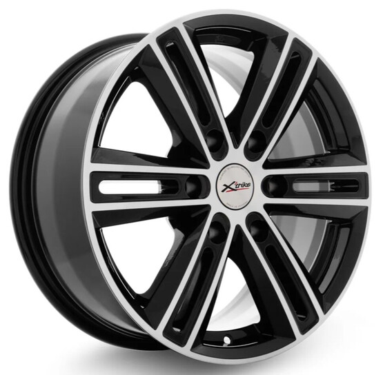 Диск X'trike X-124 17x7.50 6x139.70 ET25 DIA100.10 BK/FP