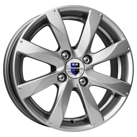 Диск K&K Джемини 14x5.50 4x100 ET45 DIA56.10 ДАРК ПЛАТИНУМ