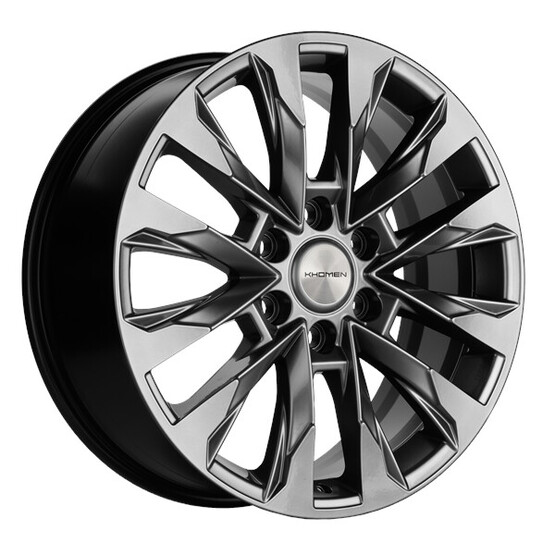 Диск Khomen 2010 20x8 6x139.70 ET60 DIA95.10 DARK-CHROME