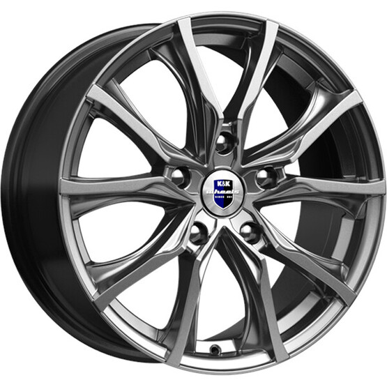 Диск K&K Твист 17x7.50 5x100 ET45 DIA56.10 ДАРК ПЛАТИНУМ
