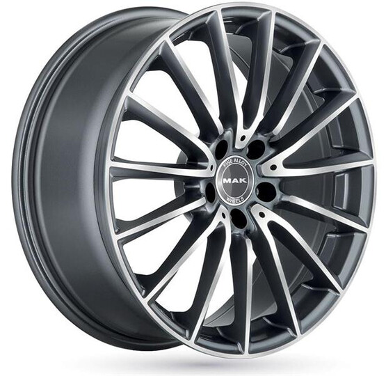 Диск Mak Komet 17x7.50 5x112 ET36 DIA66.60 GUN METALLIC MIRROR FACE