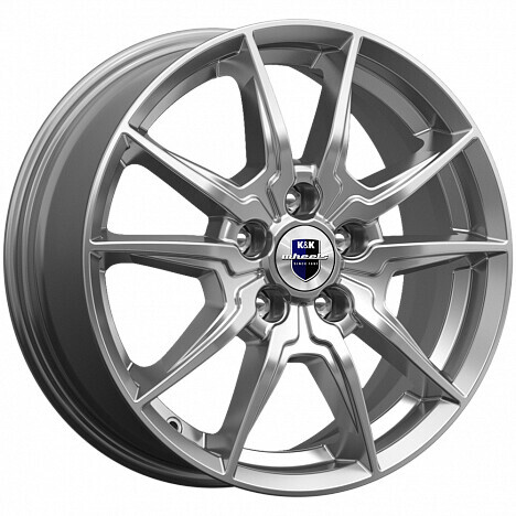 Диск K&K Адамар 16x6.50 5x100 ET40 DIA67.10 ДАРК ПЛАТИНУМ
