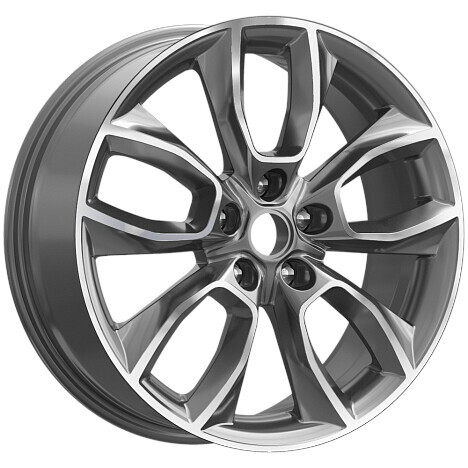 Диск Premium Series Кр001 18x7 5x112 ET43 DIA57.10 DIAMOND GLOSS GRAPHITE
