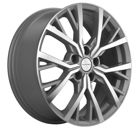 Диск Khomen 1806 18x7 5x114.30 ET37 DIA66.60 F-SILVER-FP