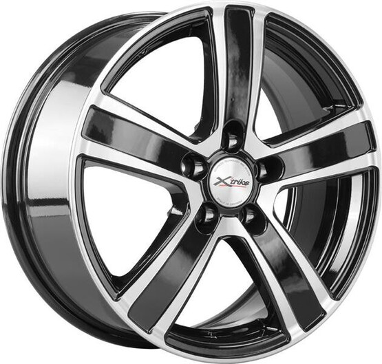 Диск X'trike X-108 16x7 5x100 ET38 DIA67.10 BK/FP