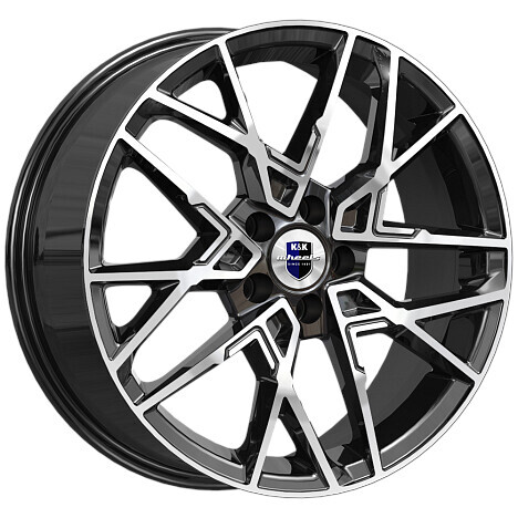 Диск K&K Вудроф 18x7 5x115 ET43 DIA70.10 АЛМАЗ ЧЕРНЫЙ