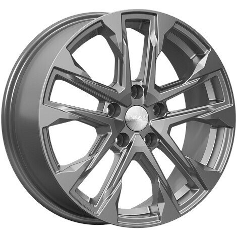 Диск Скад Атакор 17x7 5x100 ET38 DIA57.10 ГРАФИТ