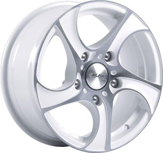 Диск Скад Вихрь 16x7 5x139.70 ET40 DIA98 АЛМАЗ-БЕЛЫЙ