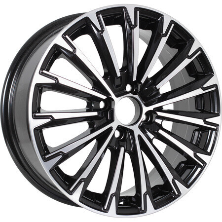 Диск Kdw Kd1610 16x6.50 5x108 ET50 DIA63.30 BLACK_FRONT_POLISHED
