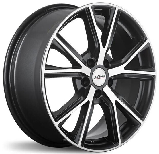 Диск X'trike X-122 18x7.50 5x108 ET49 DIA67.10 BKM/FP