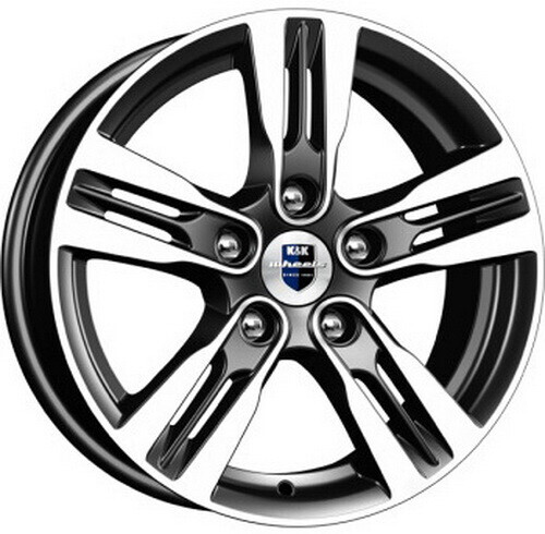 Диск K&K Siberia (Кс729) 15x6.50 5x114.30 ET43 DIA66.10 АЛМАЗ ЧЕРНЫЙ