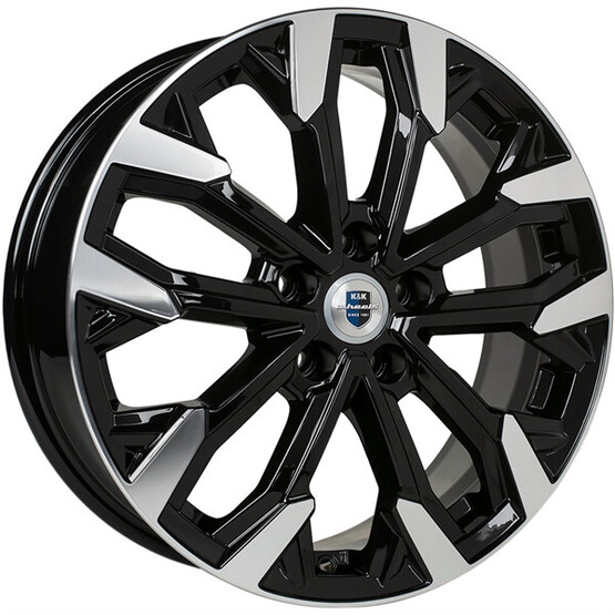 Диск K&K Морейн 17x6.50 5x105 ET38 DIA56.60 АЛМАЗ ЧЕРНЫЙ