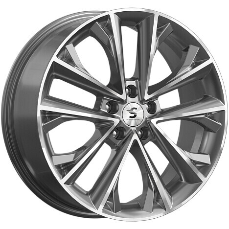 Диск Premium Series Кр012 18x7 5x112 ET43 DIA57.10 DIAMOND GLOSS GRAPHITE
