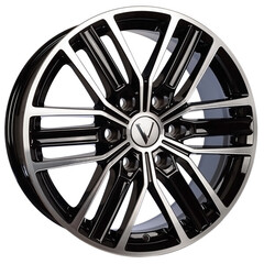 Диск Вектор B218 18x7.50 6x139.70 ET36 DIA100.10 АЛМАЗ ЧЕРНЫЙ
