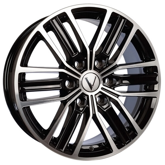 Диск Вектор B218 18x7.50 6x139.70 ET36 DIA100.10 АЛМАЗ ЧЕРНЫЙ