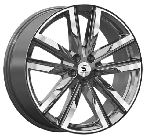 Диск Premium Series Кр014 20x8 5x112 ET41 DIA57.10 DIAMOND GLOSS GRAPHITE