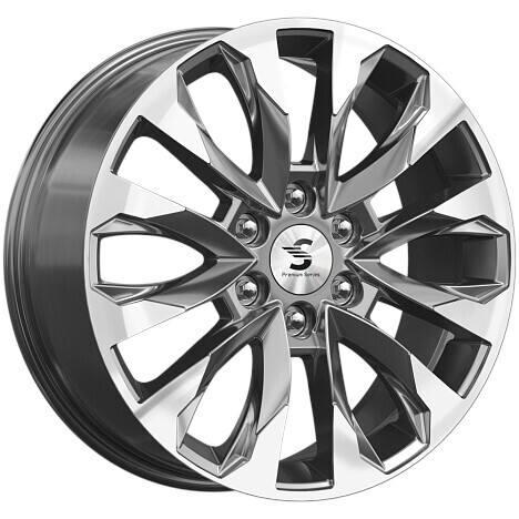 Диск Premium Series Кр007 20x8 6x139.70 ET38 DIA67.10 DIAMOND GLOSS GRAPHITE