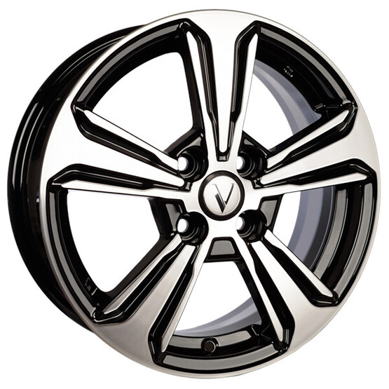 Диск Вектор K111 15x6 4x100 ET46 DIA54.10 АЛМАЗ ЧЕРНЫЙ