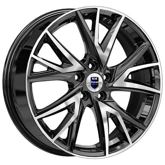 Диск K&K Кайлас 18x6.50 5x108 ET50 DIA63.35 АЛМАЗ ЧЕРНЫЙ