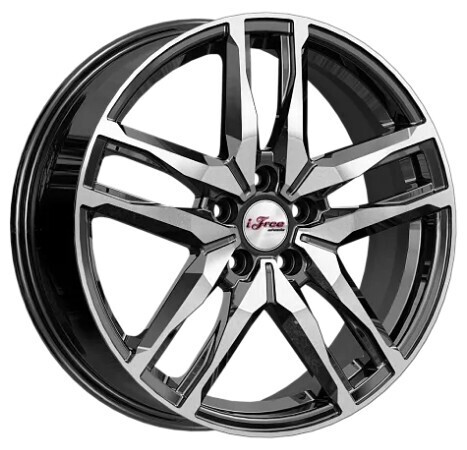 Диск Ifree Бомбей 18x6.50 5x108 ET43 DIA65.10 БЛЭК ДЖЕК