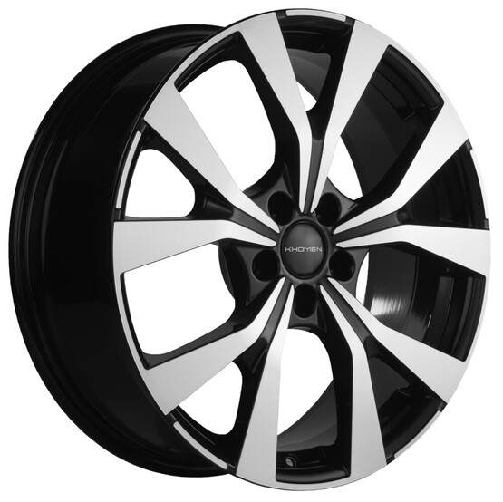 Диск Khomen 1906 19x7 5x108 ET33 DIA60.10 BLACK-FP
