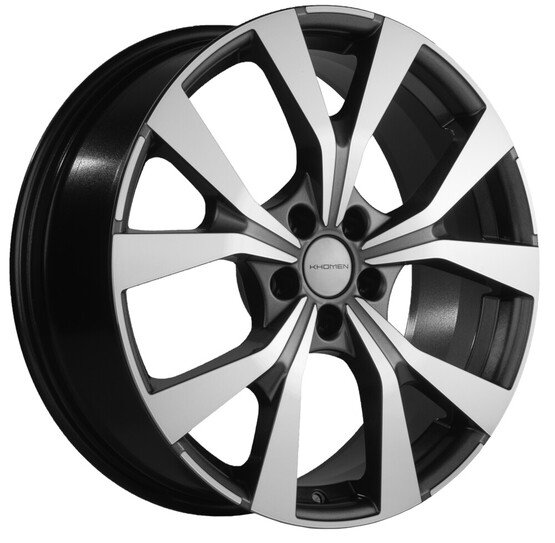 Диск Khomen 1906 19x7 5x114.30 ET45 DIA67.10 GRAY-FP
