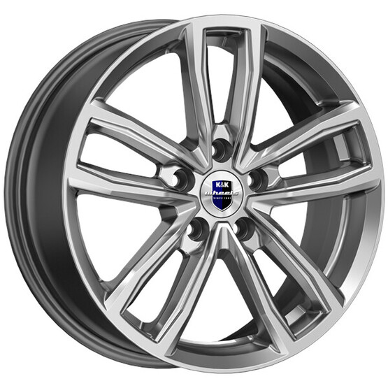 Диск K&K Каланг 17x6.50 5x114.30 ET40 DIA66.10 ДАРК ПЛАТИНУМ