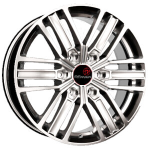 Диск Вектор B218 18x7.50 6x139.70 ET25 DIA100.10 СИЛЬВЕР