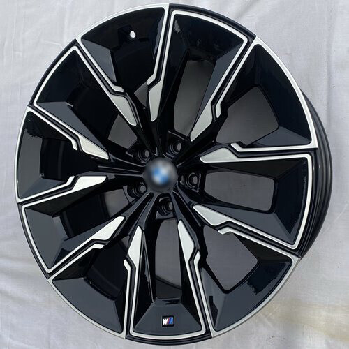 Диск Replica Fr B538 21x10 5x120 ET41 DIA74.10 BLACK MACHINED FACE