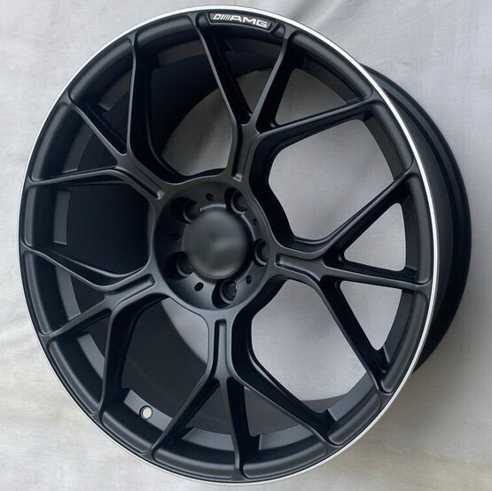 Диск Replica Fr Fn847 19x8.50 5x112 ET40 DIA66.60 SATIN BLACK MACHINED LIP