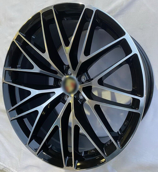 Диск Replica Fr Fp888 20x9 5x112 ET26 DIA66.50 BLACK MACHINED FACE