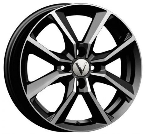 Диск Вектор B271 16x6 4x98 ET37 DIA58.50 АЛМАЗ ЧЕРНЫЙ