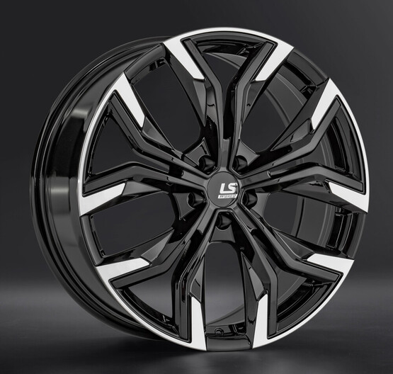 Диск Ls Wheels Flowforming Rc92 18x7.50 5x108 ET33 DIA65.10 BKF
