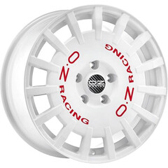 Диск Oz Rally Racing 17x8 5x100 ET48 DIA68 RACE WHITE RED LETTERING