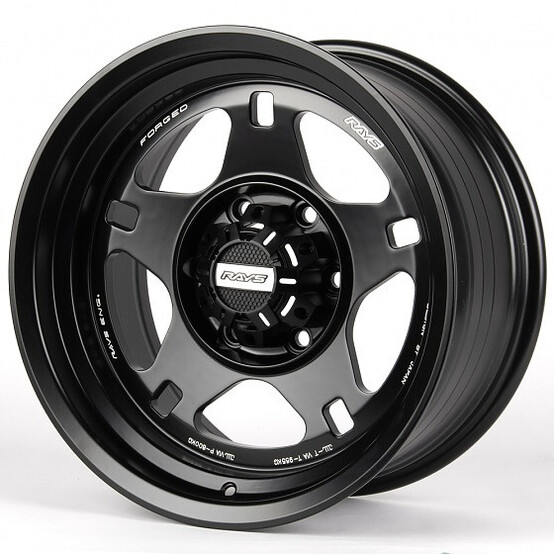 Диск Rays X5088 17x8.50 6x139.70 ET0 DIA106.10 ЧЕРНЫЙ МАТОВЫЙ