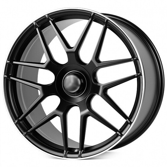 Диск Forged Sl187-Cs429 21x10 5x112 ET44 DIA66.60 ЧЁРНЫЙ МАТОВЫЙ + ПОЛИРОВАННЫЙ ОБОД